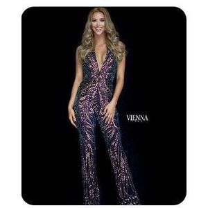 Multicolor Vienna Size 0 Jumpsuit dress